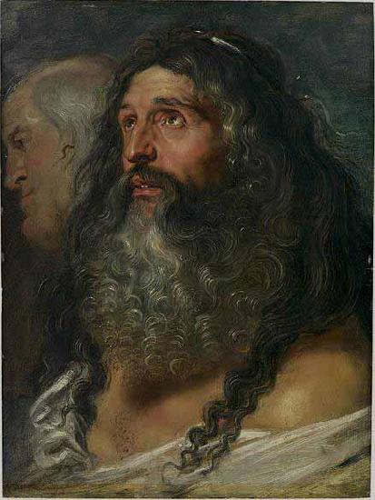 Peter Paul Rubens Study of Two Heads oil painting image